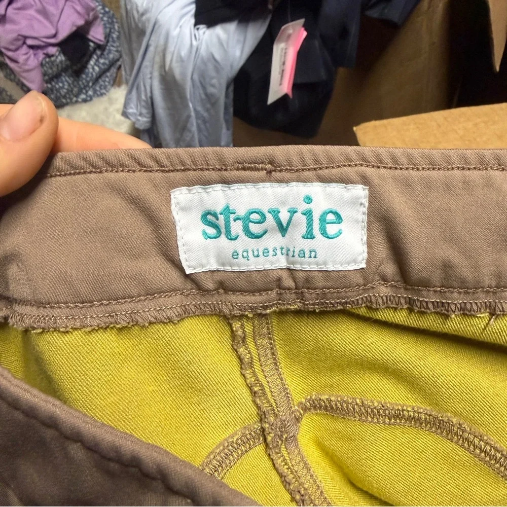Women’s Size 26R Tan Stevie Equestrian Knee Patch Horseback Riding Breeches - Picture 8 of 8